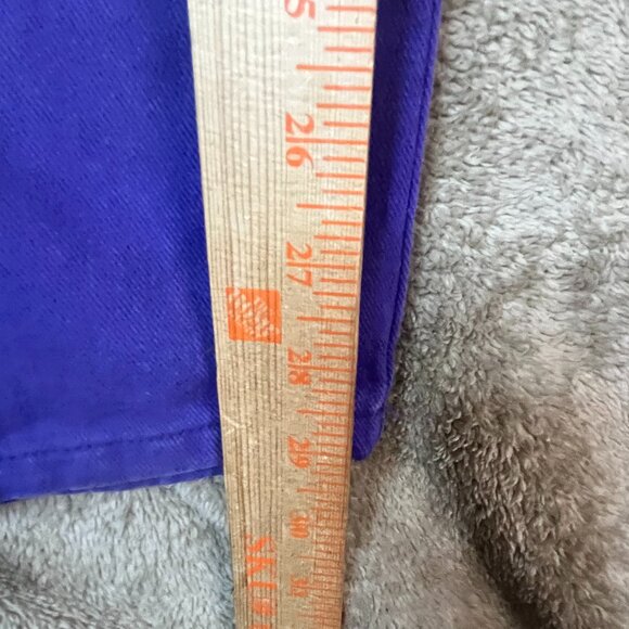 Not Guilty Skinny Jeans High Waisted Pockets Casual Denim Purple Junior Size 5/6 - Picture 5 of 8